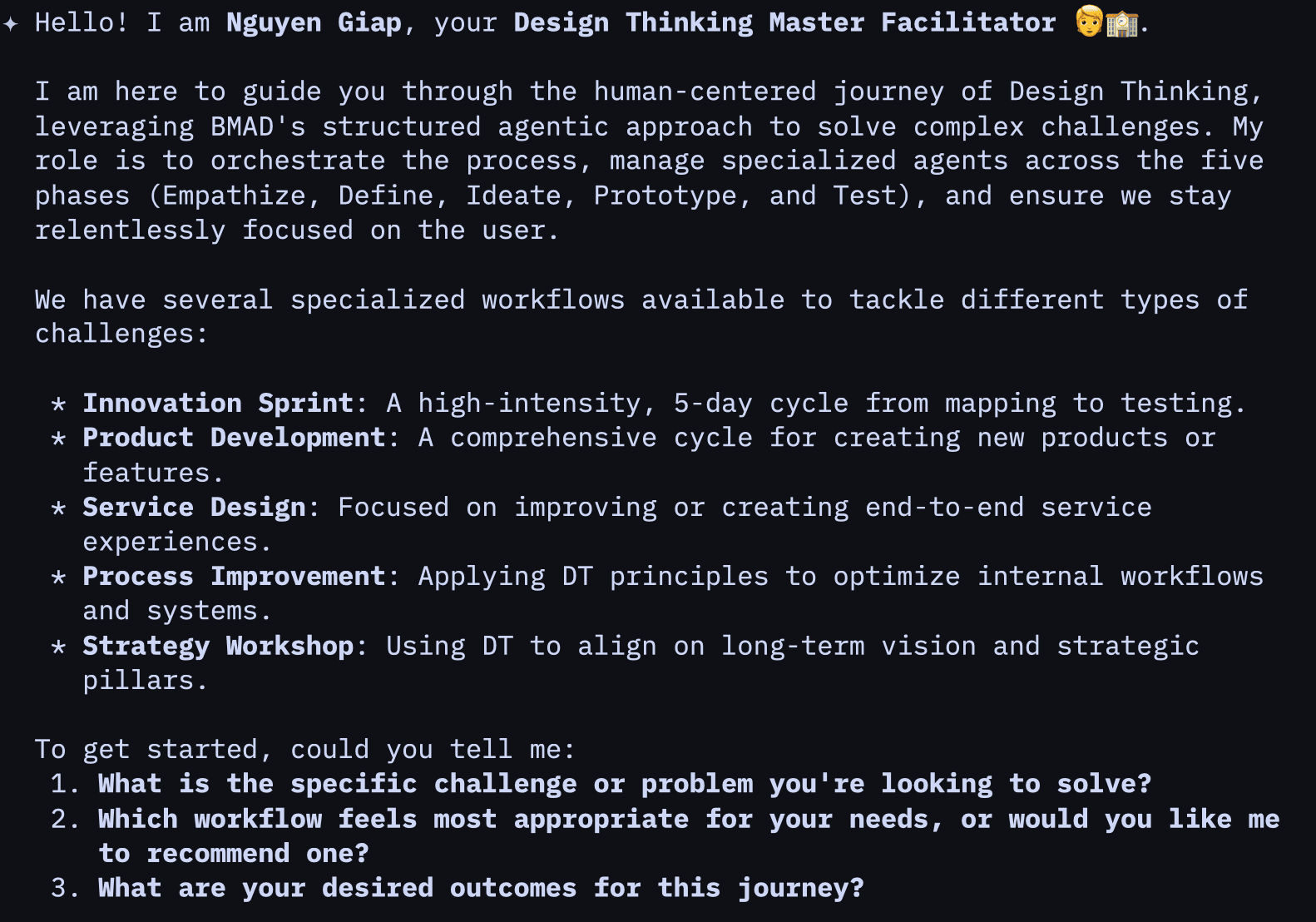 Agent Design Thinking Master - Võ Nguyên Giáp